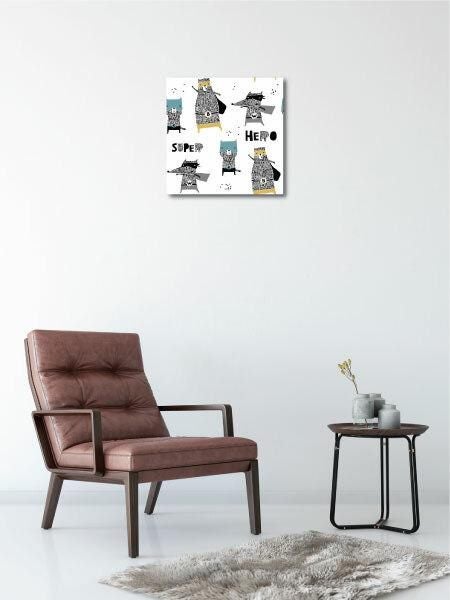 Canvas Print - Jnr. - Team super Hero – 60x60cm Carousel 2