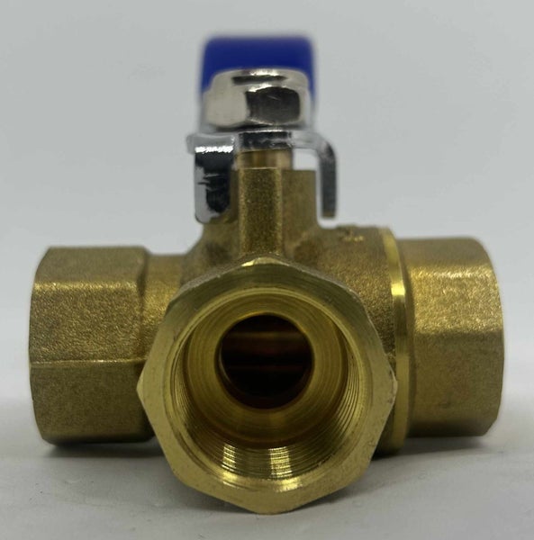 DN15 1/2" L-Port Brass 3-way Female Ball Valve Carousel 2