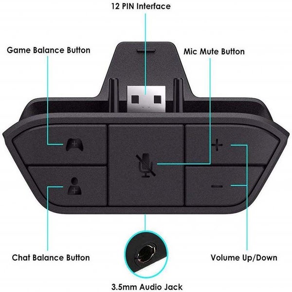 Stereo Headset Adapter for Xbox One & Xbox Series X|S Controller Carousel 5