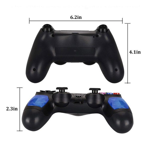 Wireless Controller Gamepad with Dual Vibration/Audio Jack/Touch Pad for PS4 Carousel 2