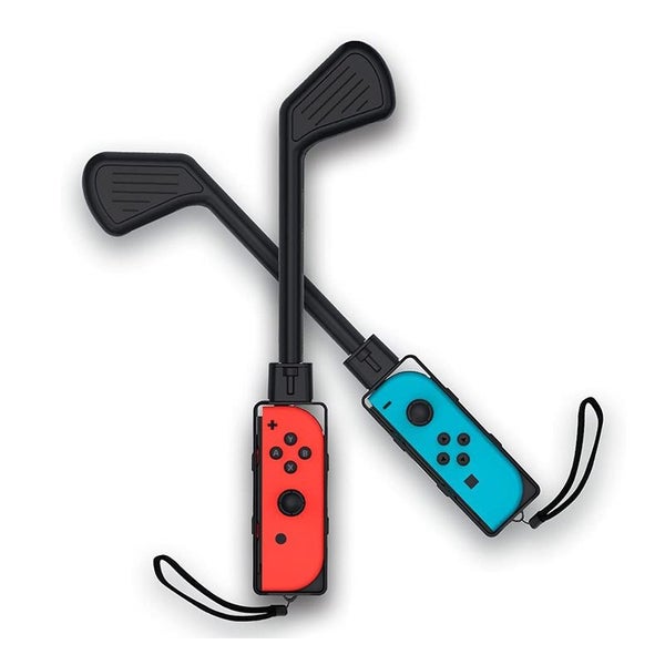 2Pcs Sports Game Golf Culb for Switch Joy-Con Controller -Black Carousel 1