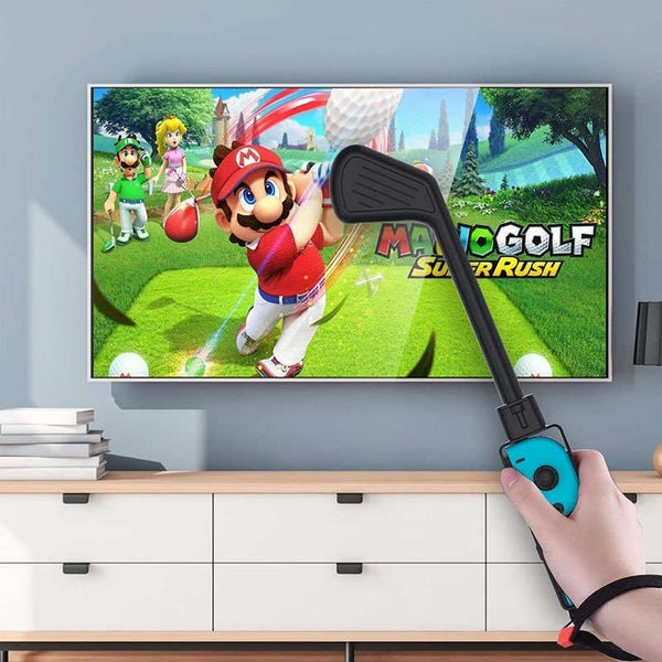 2Pcs Sports Game Golf Culb for Switch Joy-Con Controller -Black Carousel 5