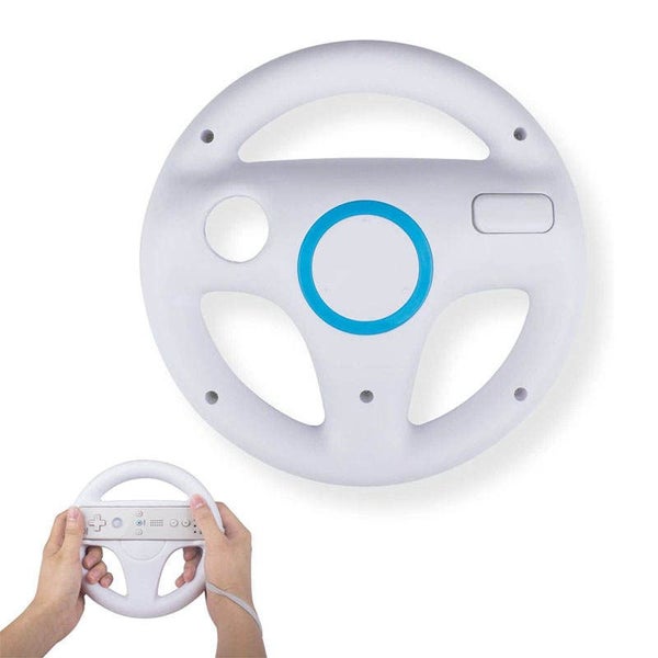 Mario Kart Steering Wheels for Nintendo Wii Mario Kart Tank -White Carousel 1