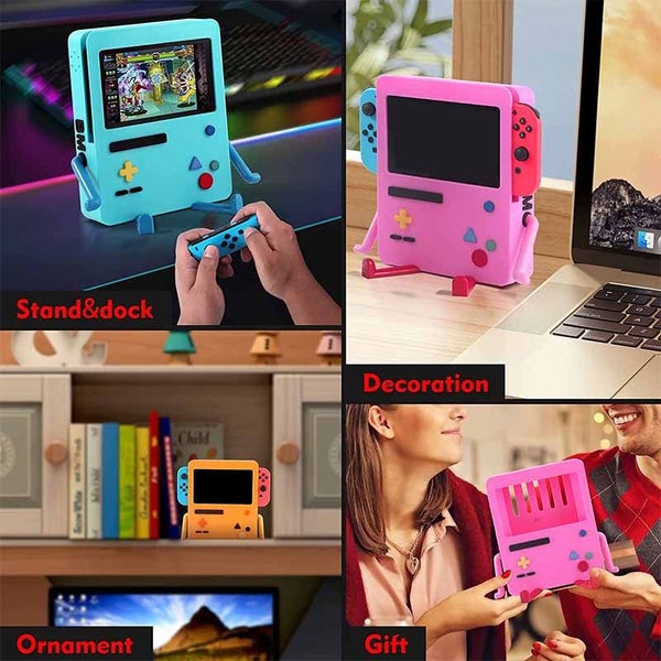 Charging Stand Portable Dock for Nintendo Switch OLED -Pink Carousel 5
