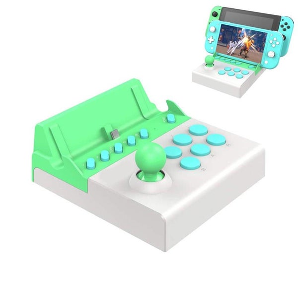 Mini Arcade Stick Fighting Games for Nintendo Switch -Blue Carousel 1