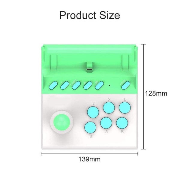 Mini Arcade Stick Fighting Games for Nintendo Switch -Blue Carousel 2