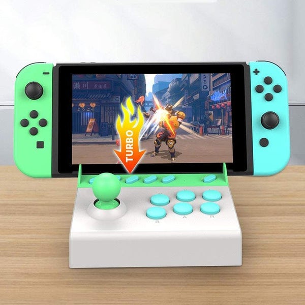 Mini Arcade Stick Fighting Games for Nintendo Switch -Blue Carousel 4