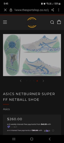 ASICS NETBURNER SUPER FF WOMENS NETBALL SHOES (SIZE 8.5) Carousel 12