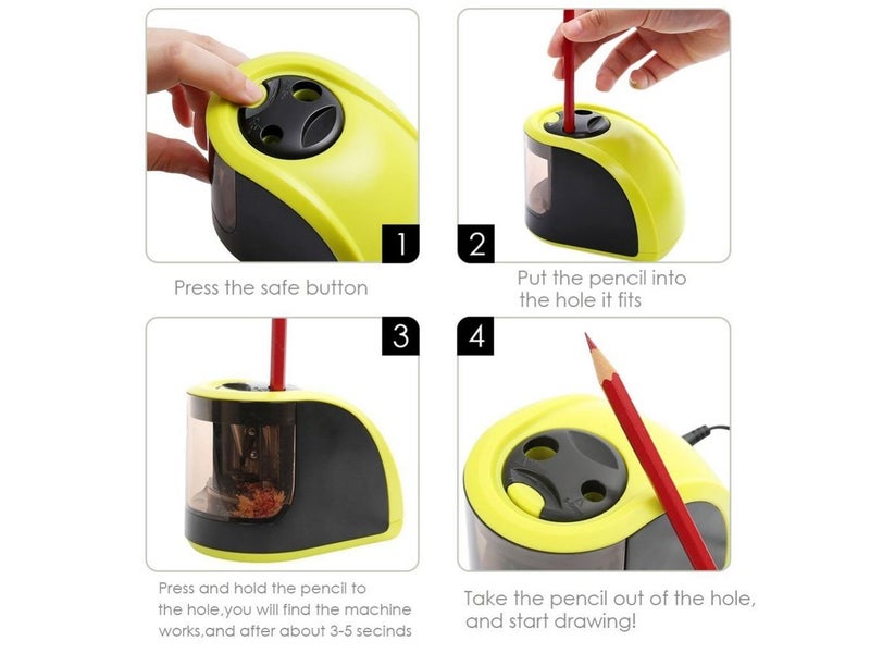 Automatic Electric Pencil Sharpener Carousel 2