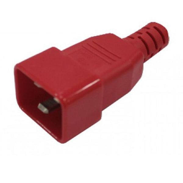Iec C19 To C20 Power Cable 15A Red 1M Carousel 1