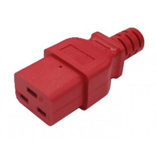 Iec C19 To C20 Power Cable 15A Red 1M Carousel 2