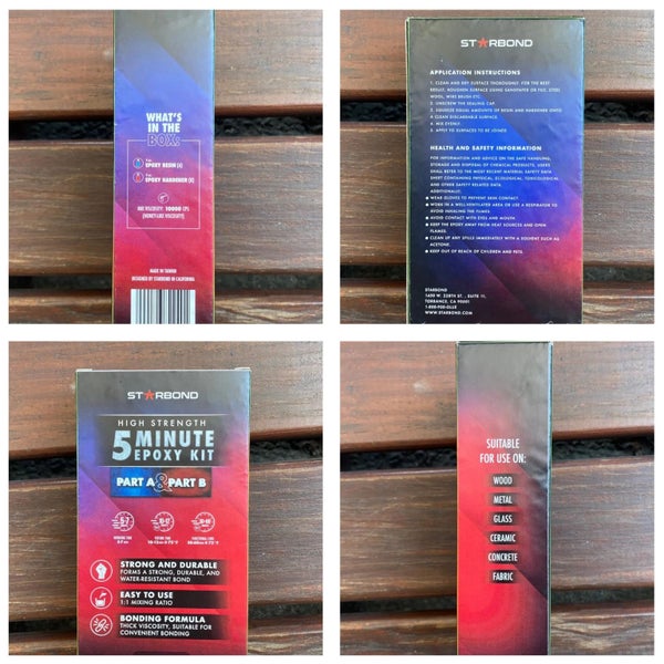 Starbond 5-minute Epoxy Kit, Easy 1:1 Ratio, 8 oz. Carousel 2