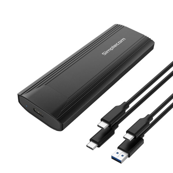 Simplecom SE504v2 NVMe / SATA Dual Protocol M.2 SSD USB-C Enclosure Tool-Free... Carousel 1