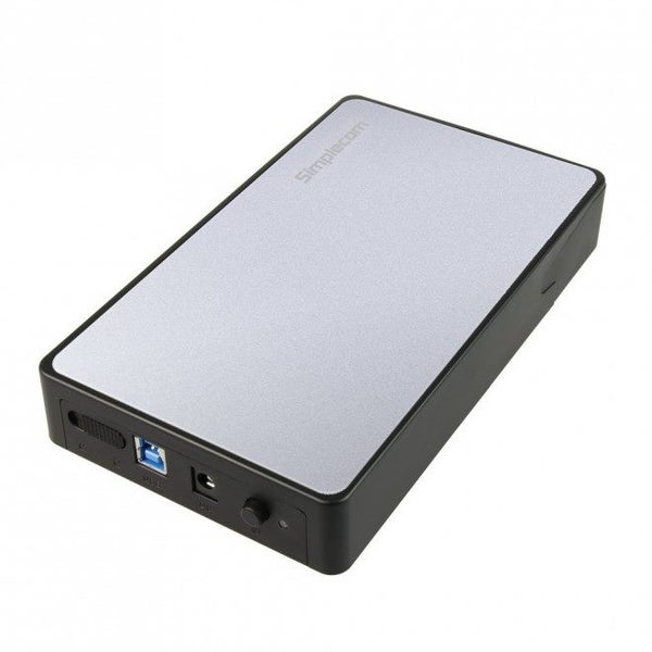 Simplecom SE325 Tool Free 3.5' SATA HDD to USB 3.0 Hard Drive Enclosure - Sil... Carousel 1