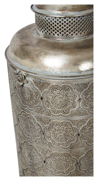 Aladdin FIligree Lantern in Antique Silver Carousel 4