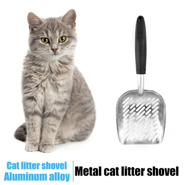 Cat Kitten Litter Scoop Metal Pet Cat Sand Shovel Waste Poop Cleaning Tools Carousel 1