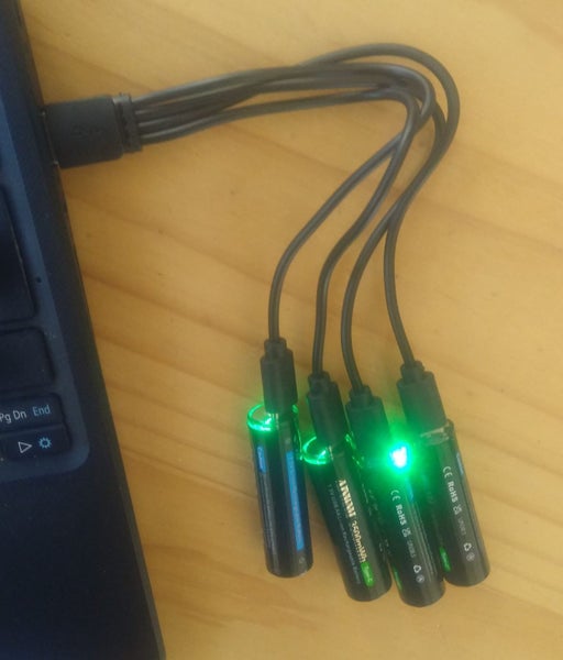 Rechargeable USB-C AA Battery, AJNWNM, 3500mWh (!!) new Carousel 2