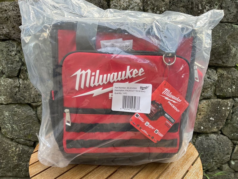 Milwaukee 48228300 PACKOUT Tool Tote 58 Pocket Hardshell Laptop Storage Tech Bag Carousel 1
