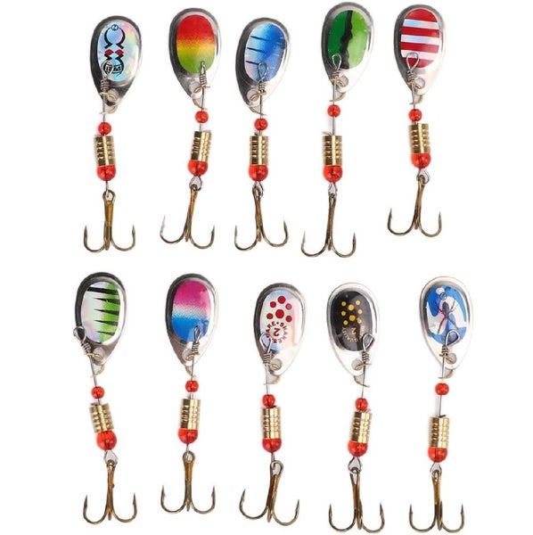 Fishing Spinnerbait Bass Trout Metal Spinner Lures *Local STOCK NOW* Carousel 1