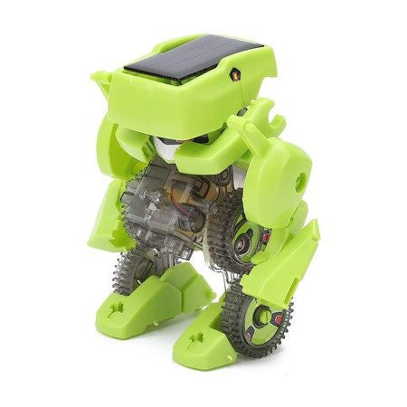 Solar Robot Building Kit Green Carousel 8