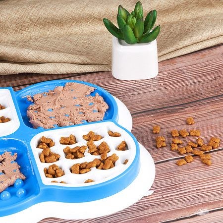 Slow Feeder Lick Mat, Distraction Device for Washing Dogs Carousel 1