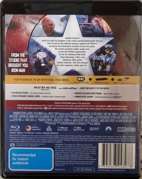 **Captain America - The First Avenger** Carousel 4