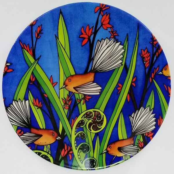 Jo May - Round Fantail Ceramic Trivet630010478024981117