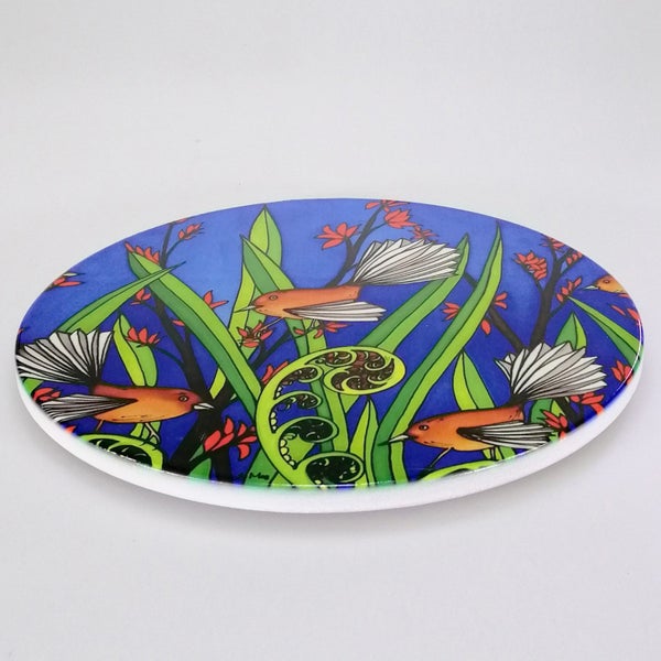 Jo May - Round Fantail Ceramic Trivet63001047802498111