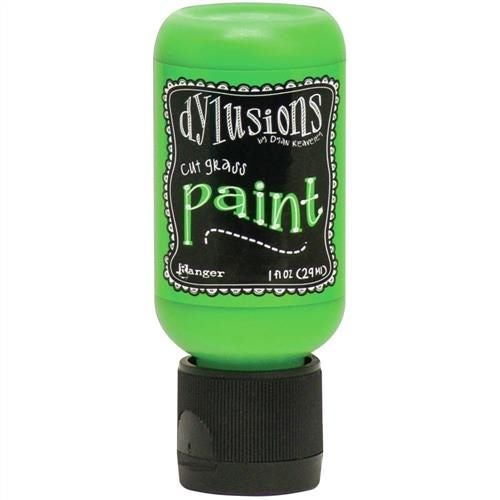 Ranger Ink Dylusions Acrylic Paint 1oz Cut Grass Carousel 1