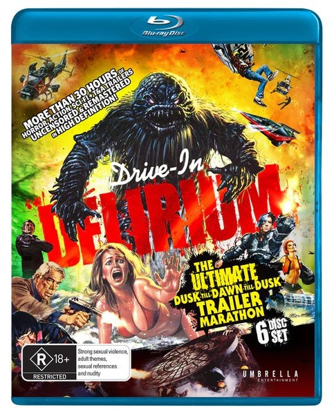 DRIVE-IN DELIRIUM: ULTIMATE DUSK TIL-DAWN-TIL-DUSK TRAILER MARATHON (BLU-RAY) Carousel 1