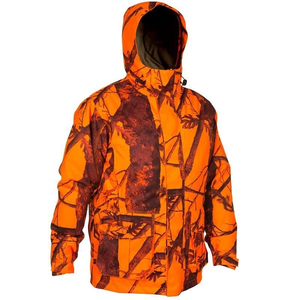 DECATHLON Parka Posikam HIGH VISIBILITY Solognac hunting jacket -US Size M or XL Carousel 1