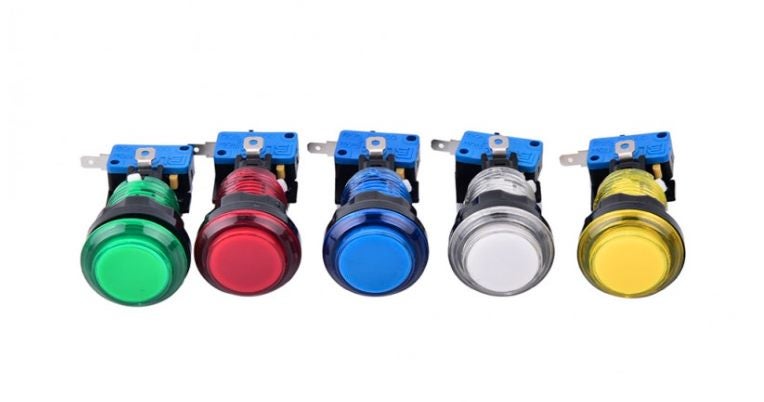 Arcade LED Buttons >> 5 colours to pick from >> NZ Stock Carousel 1