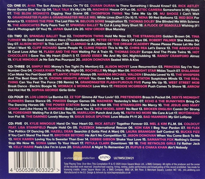 Ultimate 80s Box Set ( Sealed 5 CD Box Set ) Carousel 2