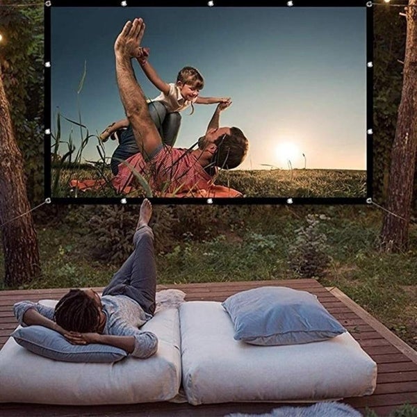 Outdoor Projection Screen 16:9 Foldable 100" / 120" Carousel 1