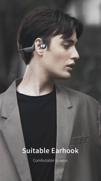 Bone Conduction Earphone, Wireless. Black. Carousel 2