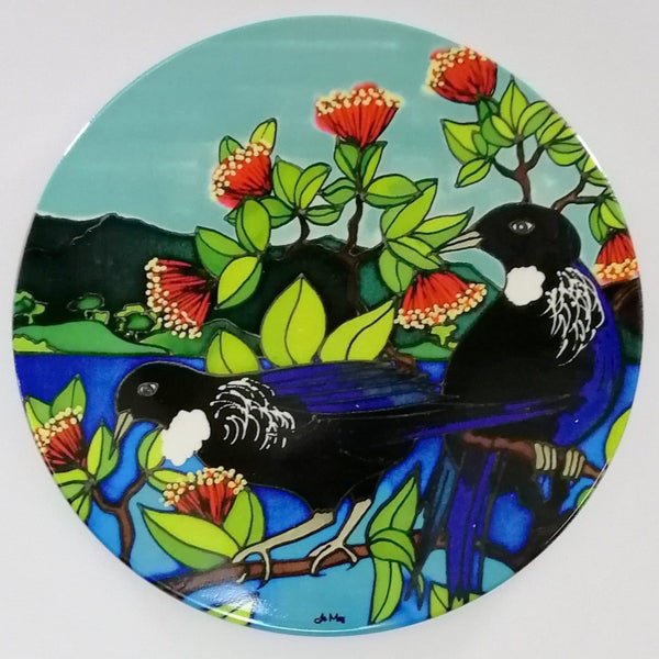 Jo May - Round Tui Ceramic Trivet Carousel 1