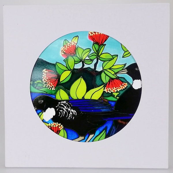 Jo May - Round Tui Ceramic Trivet Carousel 4