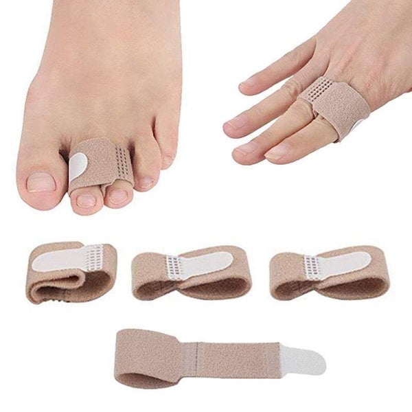 Hand Foot Skin Care Fabric Toe Supports Straightener Finger Separators Bunion H Carousel 2