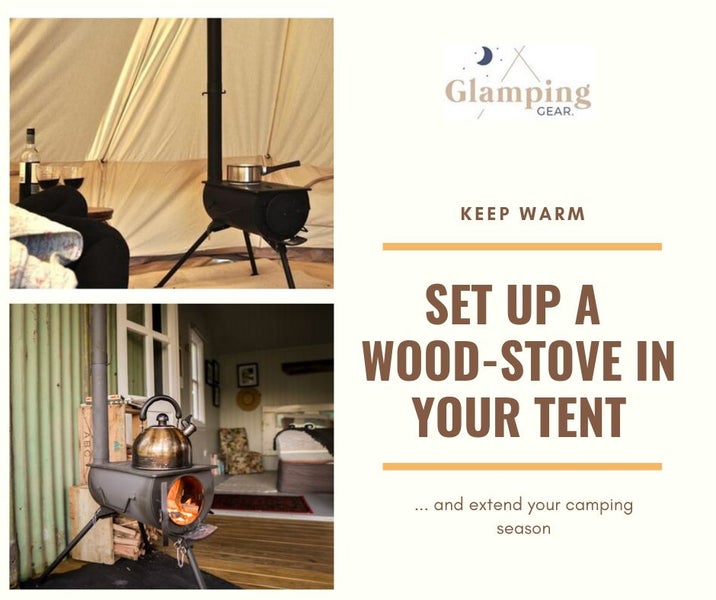 In-Tent Collapsible Wood Stove with **BONUS** BBQ Grill **1-YEAR WARRANTY** Carousel 1