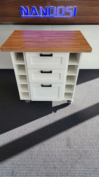Movable Island Kitchen Workbench - 900mm Carousel 1