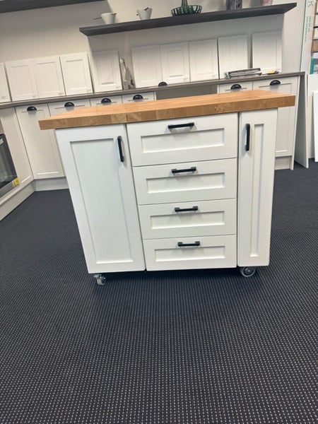 Movable Island Kitchen Workbench - 100mm Carousel 2