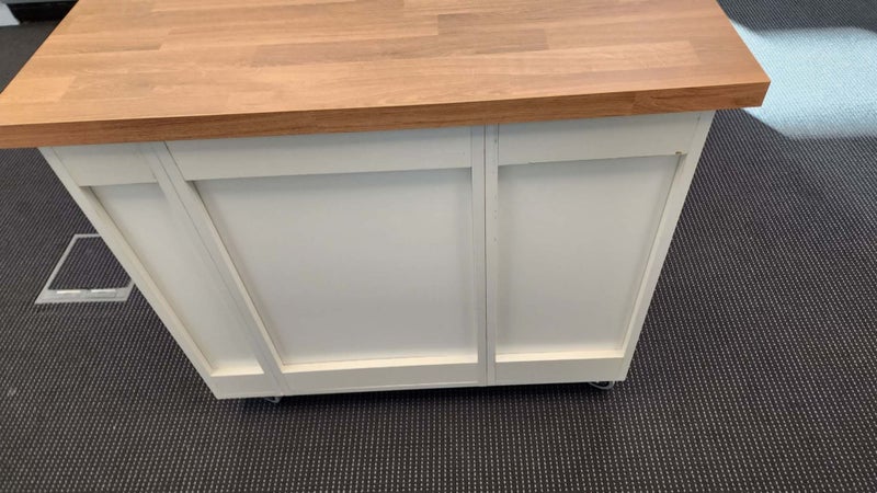 Movable Island Kitchen Workbench - 100mm Carousel 7