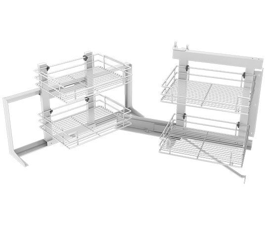 Magic Pull Out Corner Unit for Blind Corner 1000mm Carousel 8