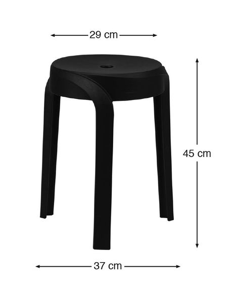 Whirl Stool - White - Set of 2 Carousel 3