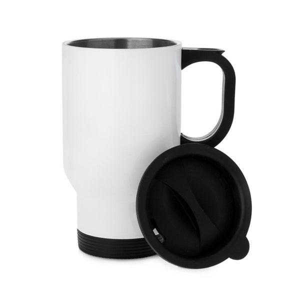 14oz White Sublimation Stainless Steel Travel Mug Carousel 1