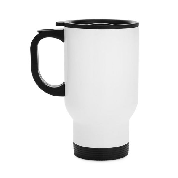 14oz White Sublimation Stainless Steel Travel Mug Carousel 2