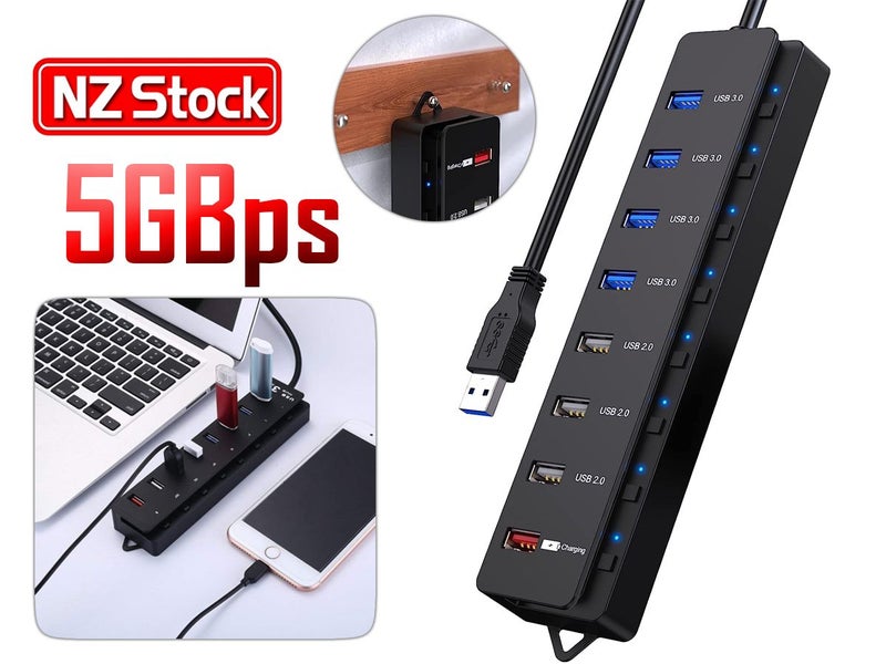 USB Hub 8 Port Sale NZ Stock Deal Carousel 1