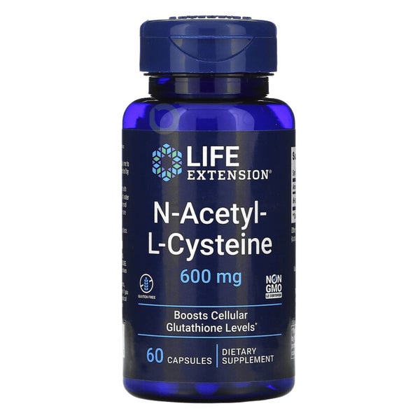 Life Extension, NAC N-Acetyl L-Cysteine, 600mg, 60 Caps Carousel 1