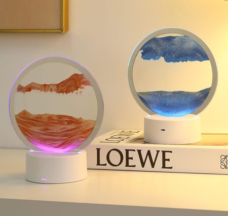 Moving Sand Art Picture With Light Carousel 11