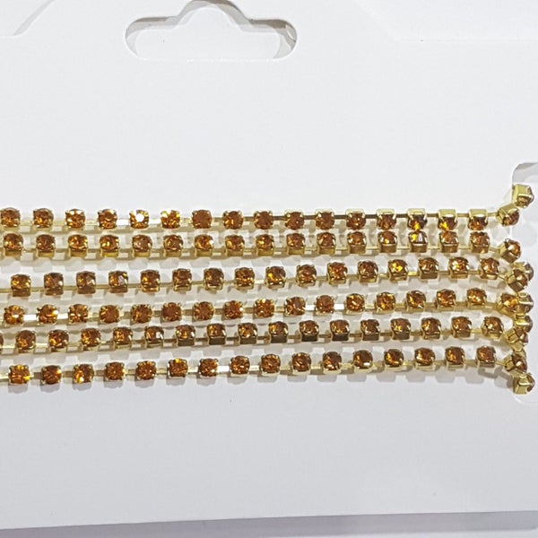 Topaz Preciosa Rhinestone Chain ss8 Carousel 3